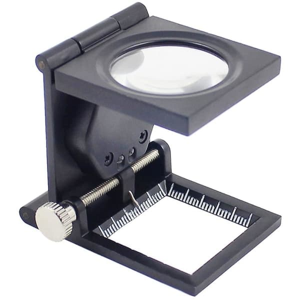 IC 10x Vikbart Förstoringsglas med LED-ljus