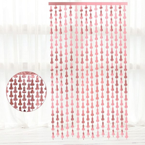 IC Morsiusjuhlat Koristeet, 2-pakkaus Rose Gold Fringe-folio