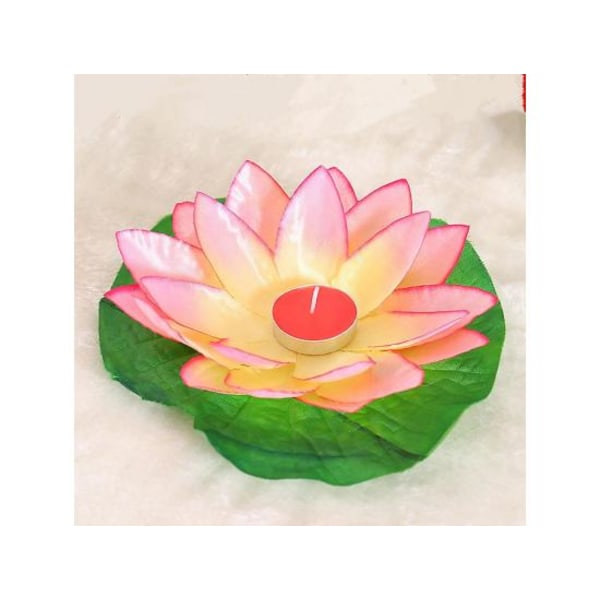 IC 10 stycken Lotus Flytande Lyktor Flytande Ljus