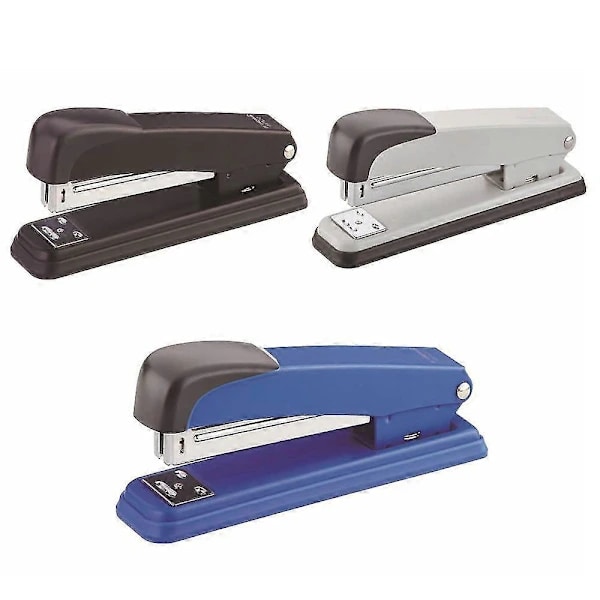 Ergonomic Desktop Stapler, 20 Sheets, Black