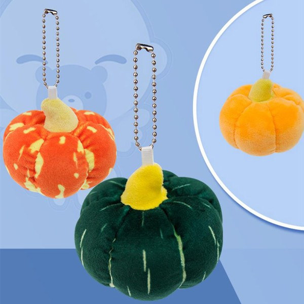 IC Halloween pumpa fylld leksak nyckelring fylld plysch docka mjuk A5