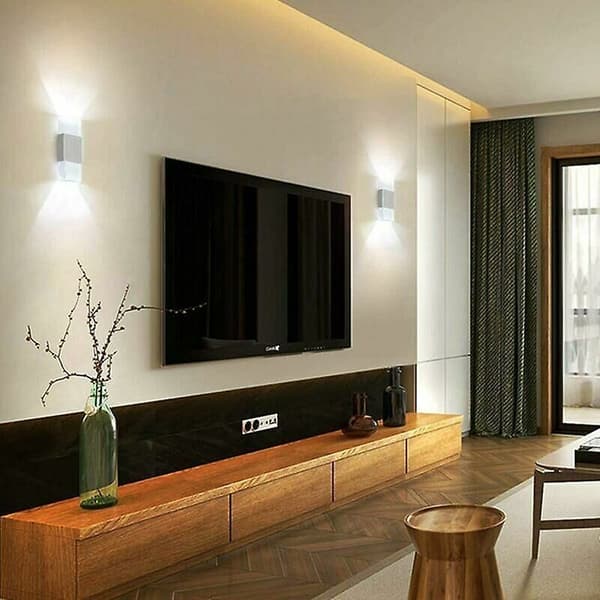 6w Akryl Aluminium LED Vegglampe Interiør Moderne Design Belysning