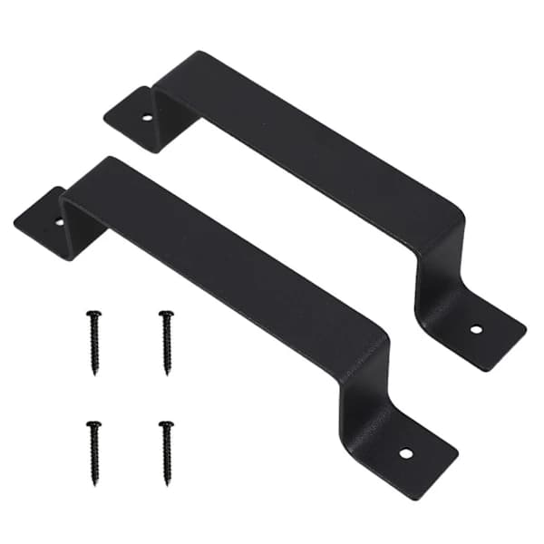 2 pcs Barn Door Right Angle Handle Drawer Cabinet Antique Wardrobe 2x 2x