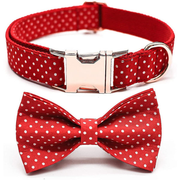 Hundhalsband med rosett (XL)