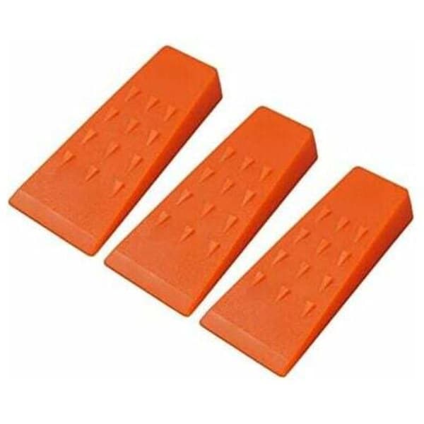 Kiler, 140 mm ABS-plastik skovfældningskiler (3 stk.)