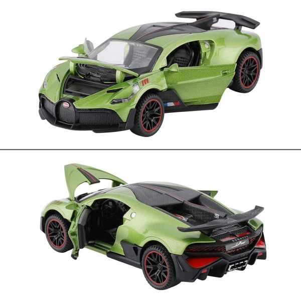 IC Bugatti Divo Die-Cast Bil, Zink Legering Støbt Model Legetøjsbil Træk