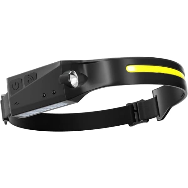 IC USB-oppladbart LED-hodelykt, bevegelsessensor hodelykt
