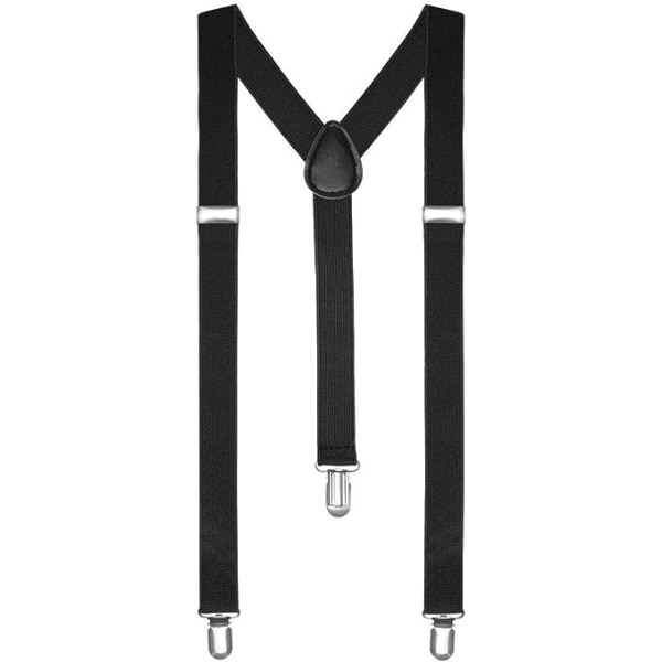 IC En størrelse, helt justerbare Y-formede seler/suspenders med klips