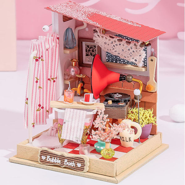 IC DIY Miniatyrdockhus-kit (Babbelbad)
