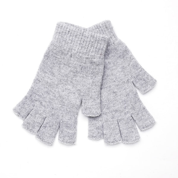 IC 2 par höst- och vintervarma handskar för damer med halvfingerhandskar