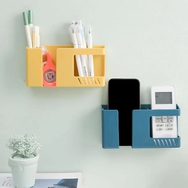 ABS Dustproof Wall Mounted Remote Control Holder, Space Saving Remote Control Case for Home
