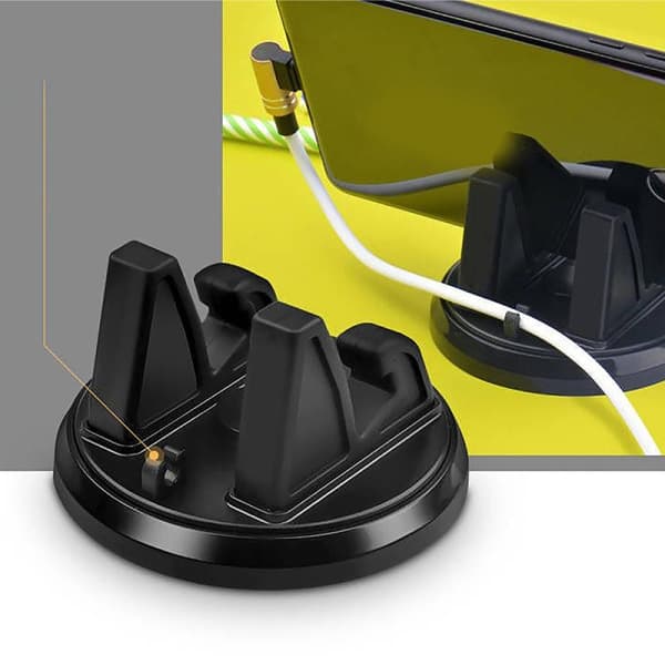 IC Silikon Midtkonsollfeste Universal Telefonholder 360 Grader A6