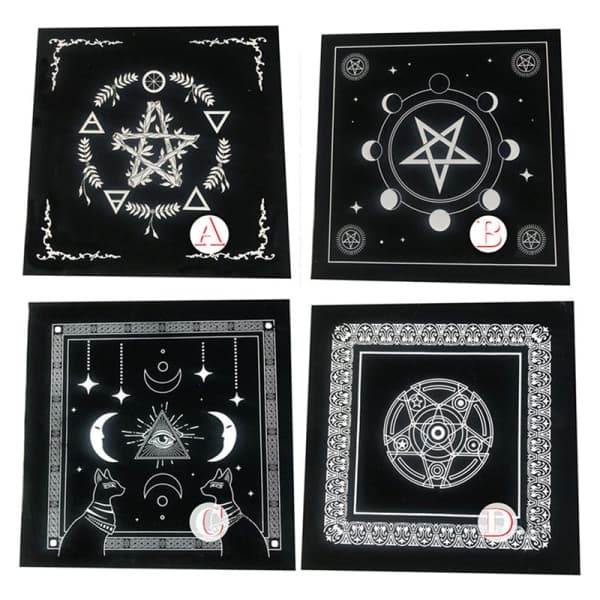 IC Tarotkort Bordsdæk Flanel Spådomsalter Schakbræt Fortu E one size