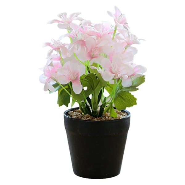 IC Kunstige blomster, kunstig hortensia, bonsai, kort