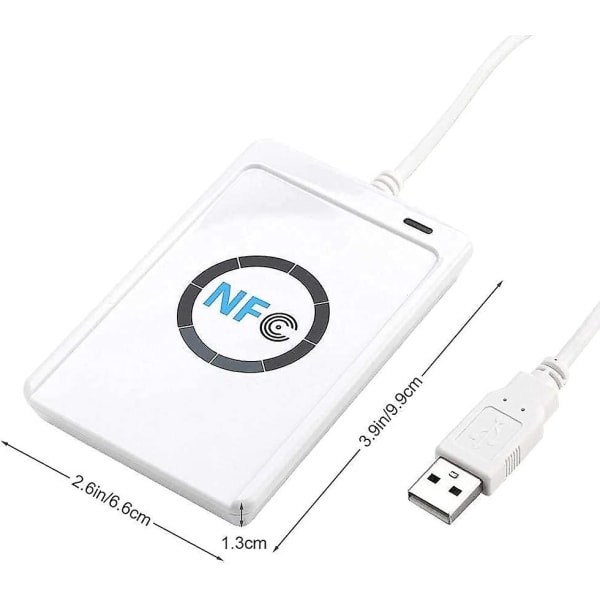 IC-läsare & -skrivare Minneskort Extern RFID NFC ACR122U + SDK + 5x