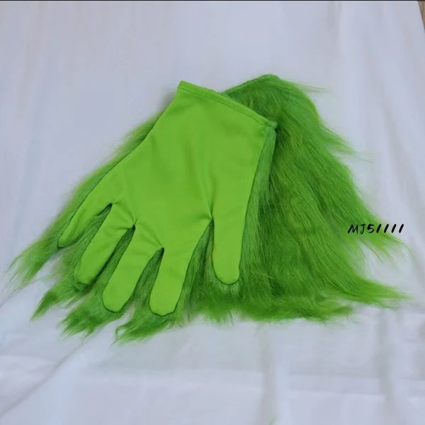 Grinch gloves new party cosplay wolf claw hand suit Christmas COS gloves props funny dress up MJ51