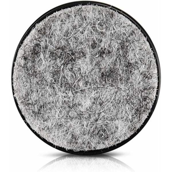 IC Filttoppar - 20x 28mm Runda Spiktoppar för Stolsben, Bordspall, Möbel - Golvskydd - Svart