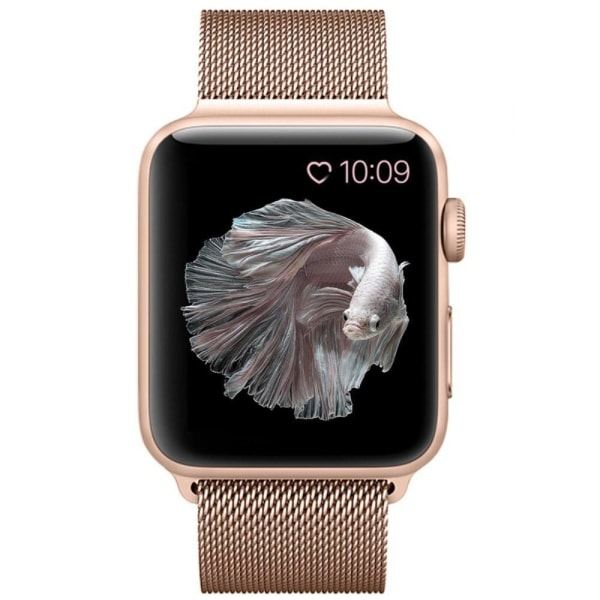 IC Milanese Loop Metalliranneke Apple Watch 41/40/38 mm - Ruusukulta Ruusukulta Ruusukulta