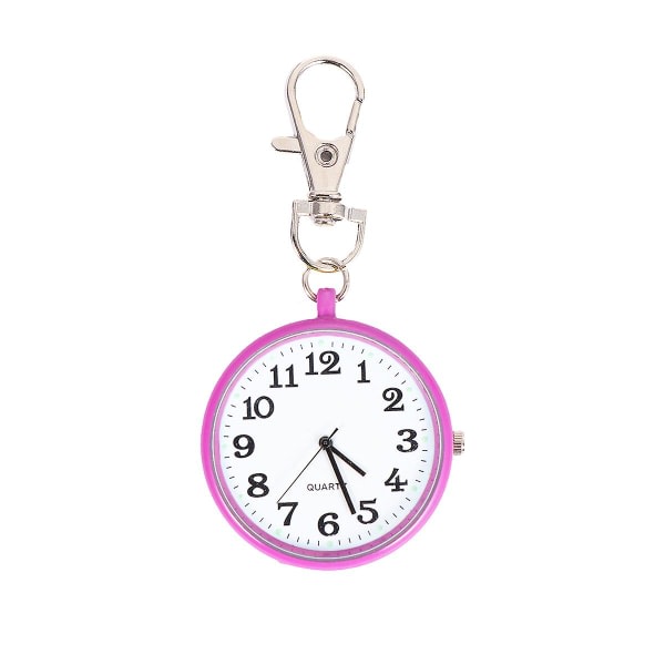 Retro hängande klokke Vintage klokke Kedja Halsband Fickur Klokke Rosy Rosy IC