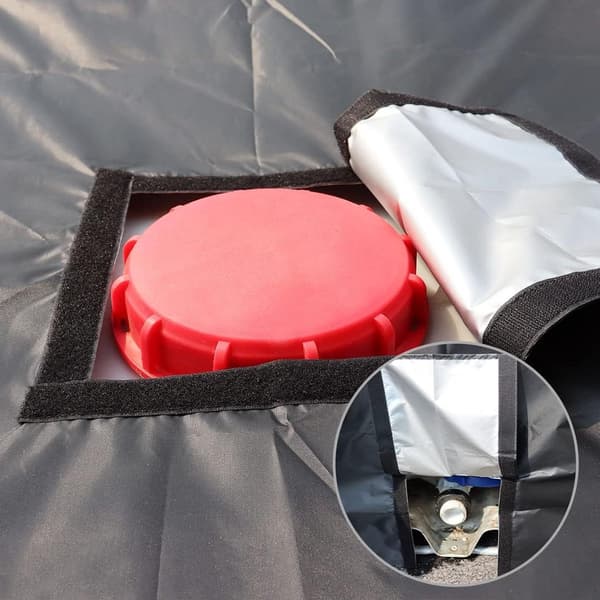 1000L IBC vattentank UV-skydd - 120x100x116cm, för behållare