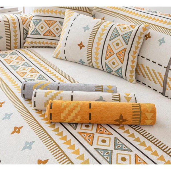 IC Skridsikker Sofa pude i Boheme stil Mørkegrå 70*70cm