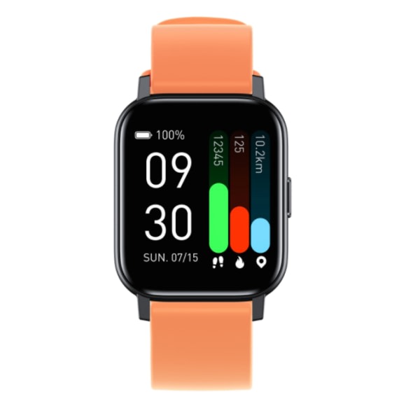 IC Smart watch, tryck på kroppstemperaturinformation, pulslarm, vattentät stegräknare (grön GTS1),