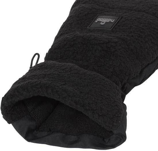 NOMAD Sherpa-vantar XL för män och kvinnor, varma vintervantar med fleecefoder, vattenavvisande och isolerade, svarta