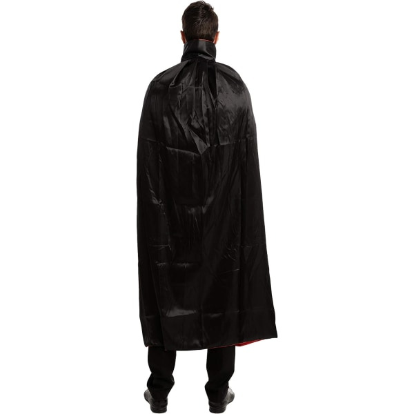 IC Halloween-häxan fest dubbelsidig vampyrkappa med huva, 120 cm