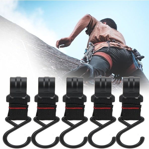 IC 5-pack Utomhushängande krok, Camping Multifunktionell remhängare, för lätta köksredskap