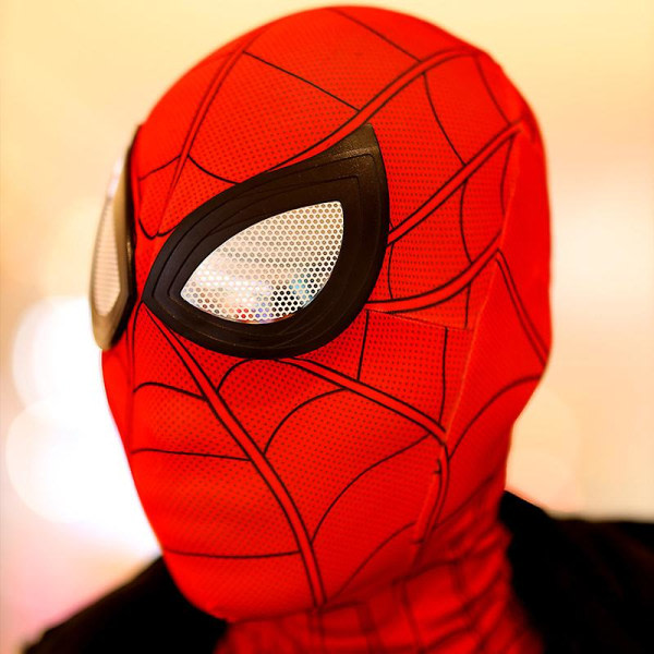 IC Spiderman Mask Cosplay Scenrekvisita - Barn Z