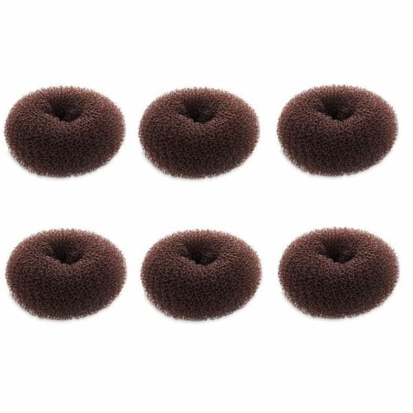 IC Extra små hårbullemaskin för barn, 6 st Chignon-hårmunkbulleform för flickor, minihårmunkformare