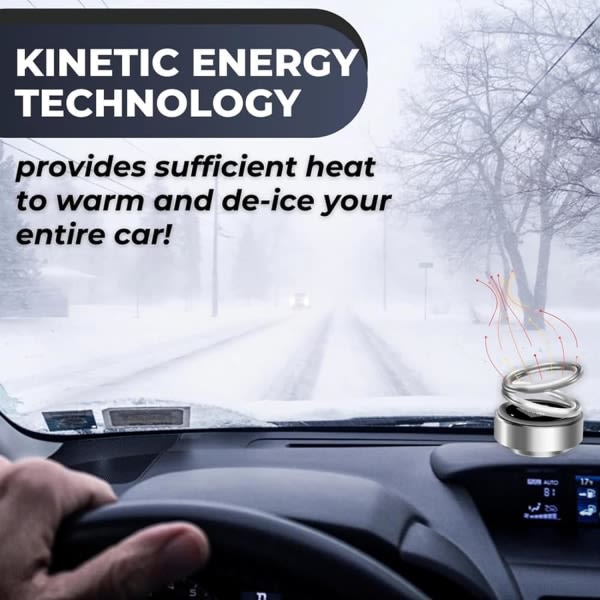 Portable Kinetic Mini Heater, Mini Portable Kinetic Heater, Portable Kinetic Heater för rum, Ehicles, Badrum Blå