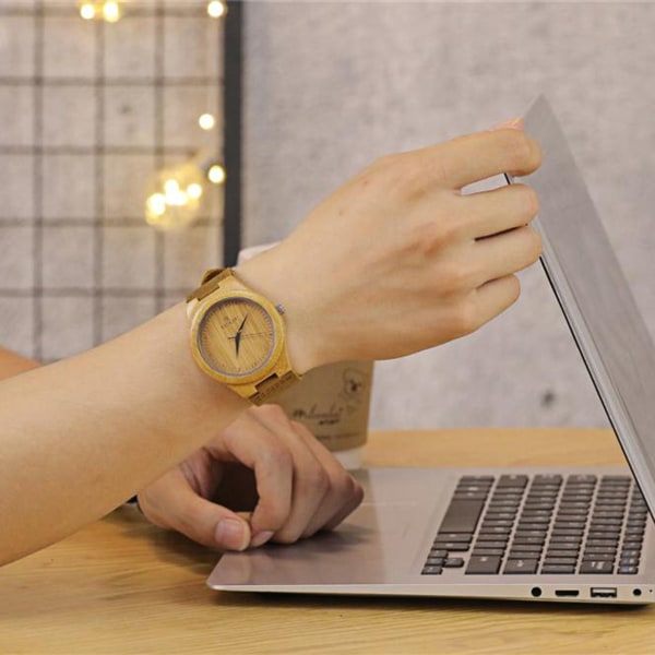 IC Dam Bambu Tre Armbånd Lær Armbåndsur