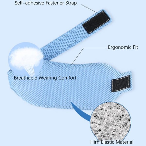 IC Säädettävä Stop Snoring Leukahihna Anti Snore Uniapneavyö Musta