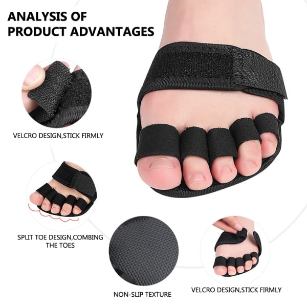 IC Metatarsala Framfots Smärtlindrande Halvsula för Hallux Valgus L