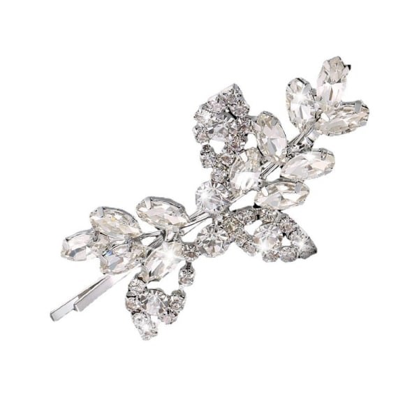 IC Rhinestone hårklip bruden blad brudens bryllup
