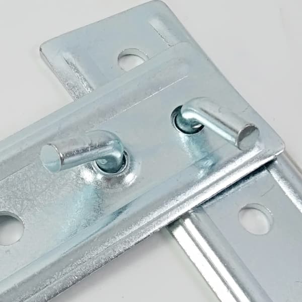 Monteringsfäste för elektrisk varmvattenberedare, kraftig dold väggmontering i järn för ihåliga väggar, heminstallation, silver 2-pack