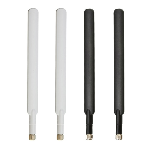 IC 2 stk/pakke 4G-antenne 10dBi SMA Hane 700-2700MHz for 4G LTE-ruter Hvit