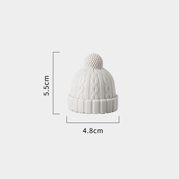 IC Silikonflaskpropp Beanie Cap Dekorativ flaskpropp Korkbyte för vindryck