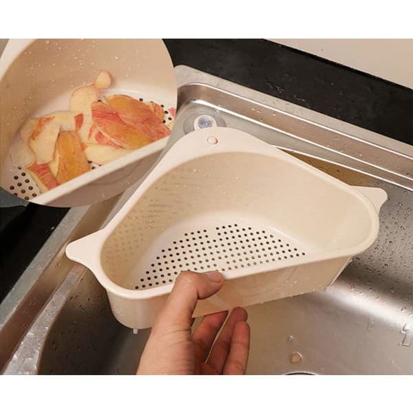 IC 1. Triangel Diskstativ, Multifunksjonell Korg Avløpshylle