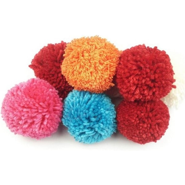 IC Pom Pom Maker 8 stk Fluff Ball Weaver Nål Pompom Maker