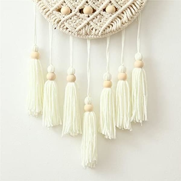 Håndlaget Veggdekorasjon Drømmfangst, Macrame Veggdekorasjon