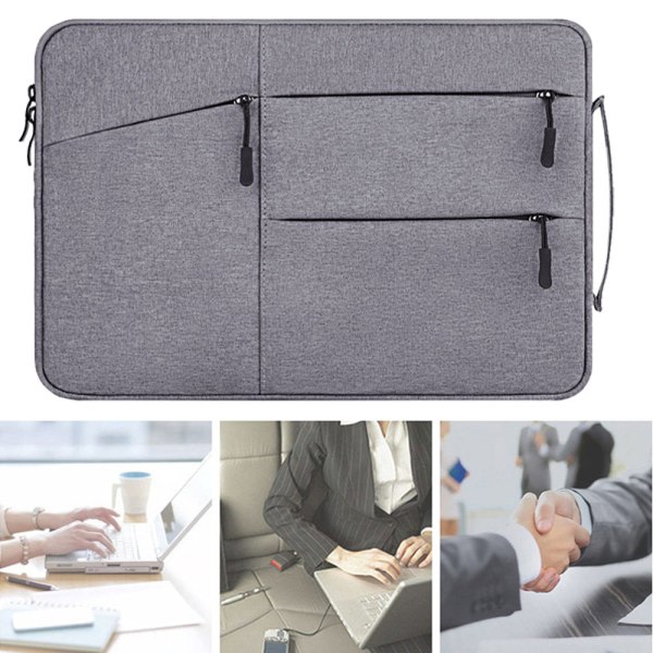 IC 12 tommers MacBook Air, bærbar beskyttelsesveske med lomme