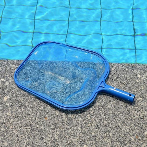 IC Poolrengøringstilbehør, Professionel Heavy Duty Pool Rake Mesh ramnät, Pool