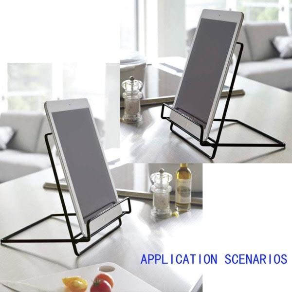 IC Multifunktionelt Foldbart Opskriftsstativ i Metal, Tablet, iPad