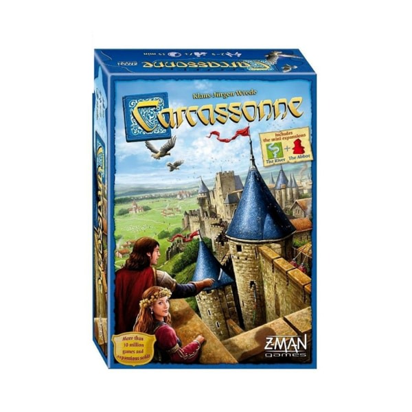 CARCASSONNE BRÆTSPIL Ny design FORSEGLADE JULKONTROLL FAMILJEN