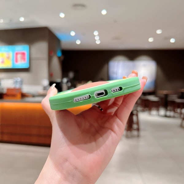 IC 3D Frugt Avocado etui til iPhone 12 Pro Max, iPhone 12 Pro Max Avocado-etui, 3D Sød Tegneserie Børn Piger Kvinder Kawaii Lovely