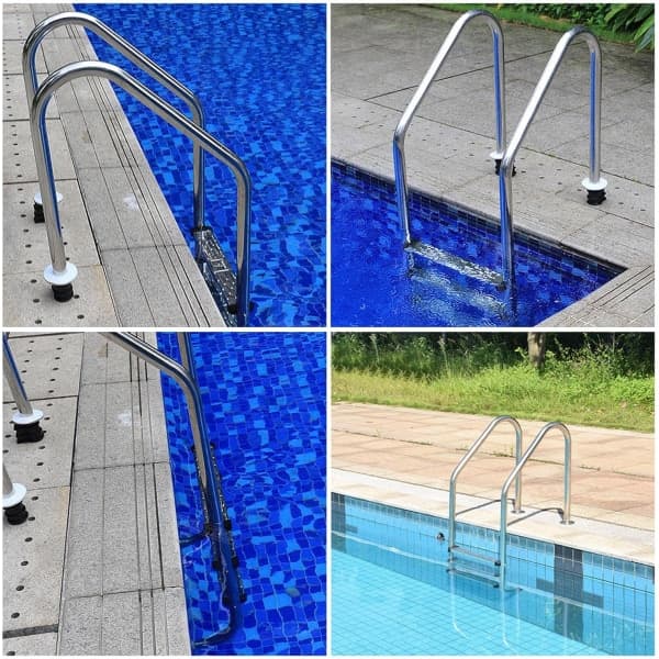 IC Gummibuffert Poolstige Utbytesbultsats Gummi Stötfångare för Jidian Pool Anchor Poolstige