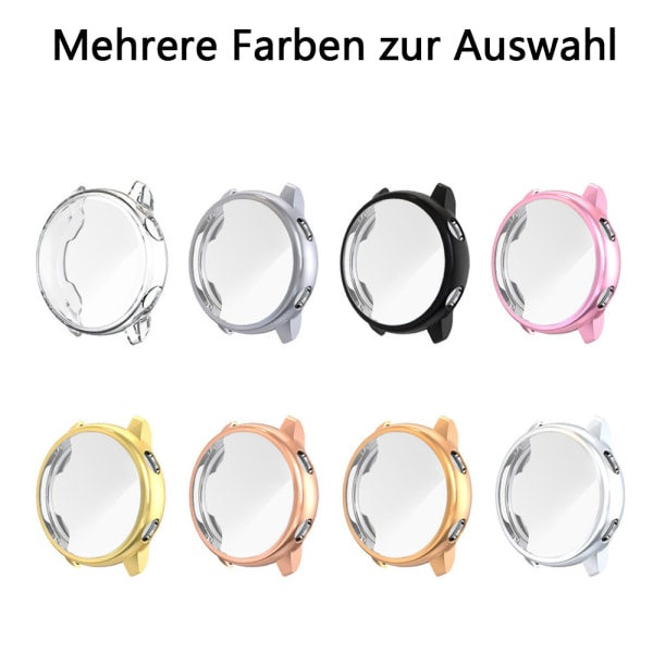 IC-fodral som är kompatibelt med Samsung Galaxy Active 2 Watch Transparent + roséguld