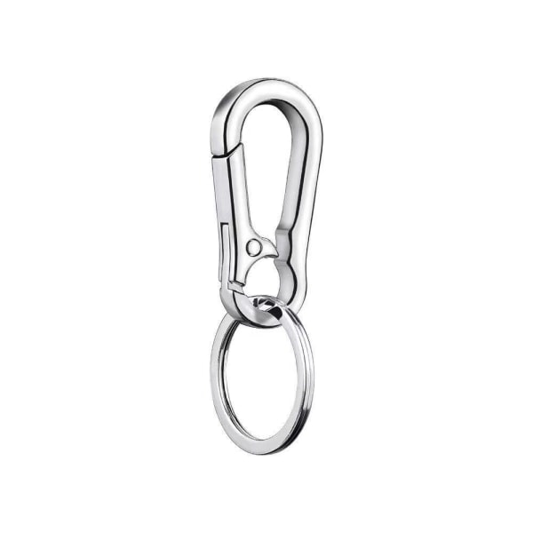 Karbinhake nøglering nøglering 6-pak metal Snap Hook nøglering IC